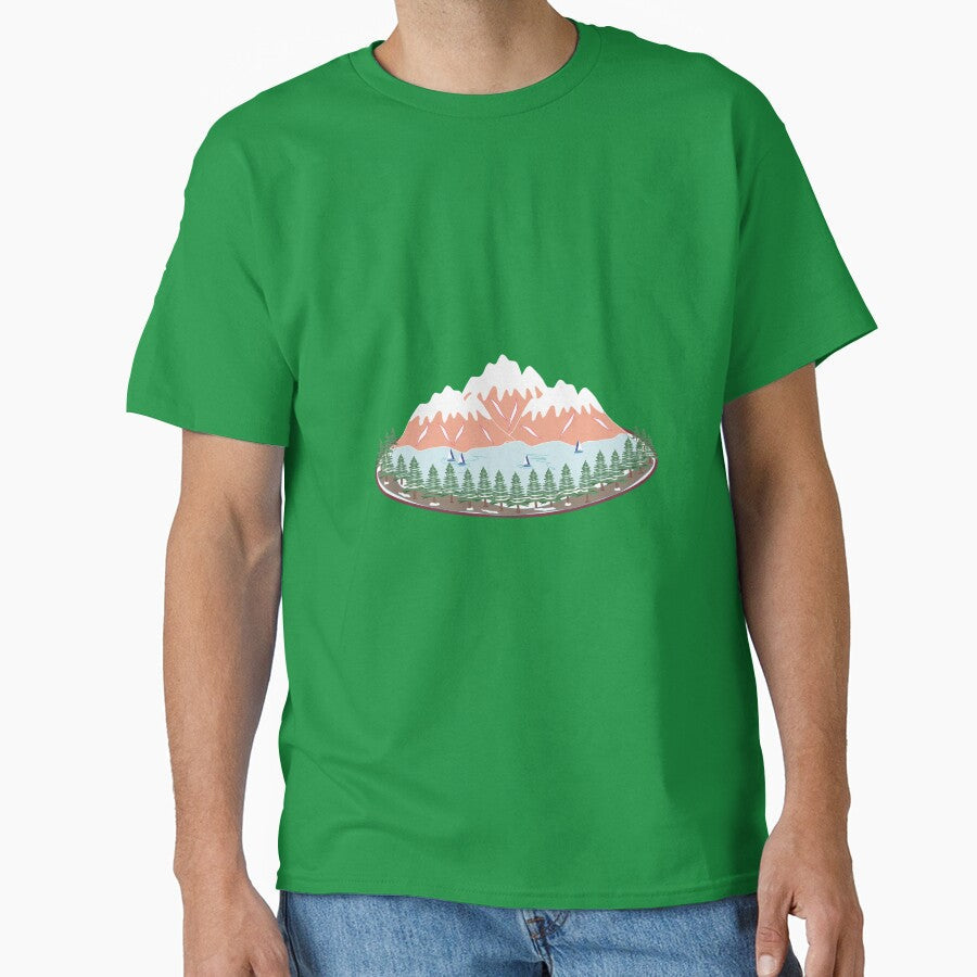 SNOWY MOUNTAIN by ItaliaColore - Adult & Kids T-Shirts, Sweatshirts & Hoodies apparel design preview 1