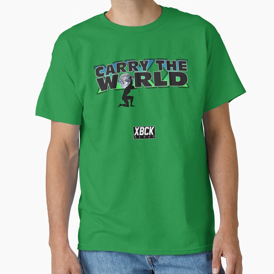 XBCK Carry the World by xbckapparel - Adult & Kids T-Shirts, Sweatshirts & Hoodies apparel design preview 1