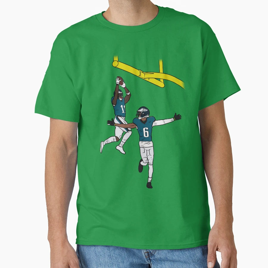 Aj Brown And Devonta Smith Dunk T-Shirt - Novelty Apparel for Adults - T-Shirt, Sweatshirt, Hoodie