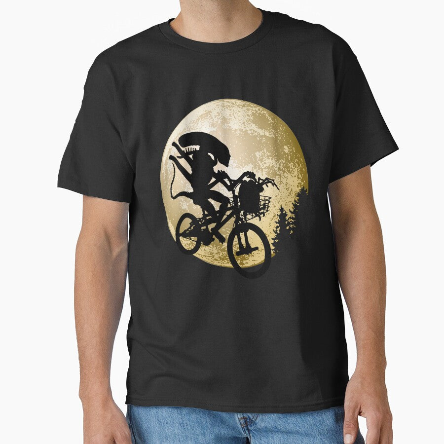 Alien saves an egg by Patrol - Adult & Kids T-Shirts, Sweatshirts & Hoodies apparel design preview 1