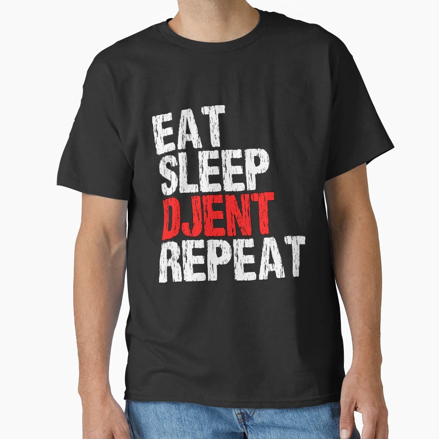 Eat Sleep Djent Repeat T-Shirt - Minimalist Print Men Women - T-Shirt, Sweatshirt, Hoodie