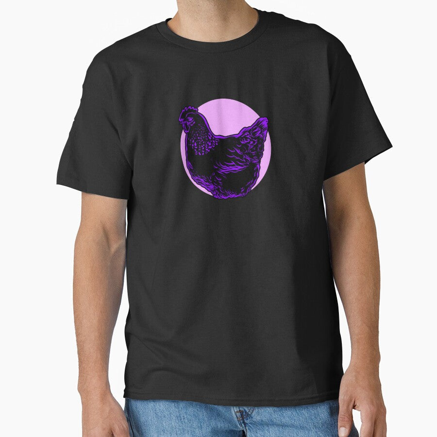 Groovy Hippie Chicken Lover by THEBARNCATSFARM - Adult & Kids T-Shirts, Sweatshirts & Hoodies apparel design preview 1
