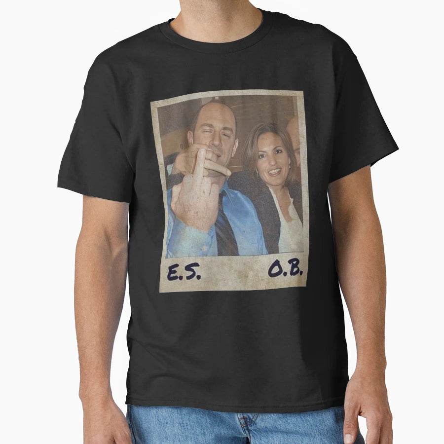 Elliot Stabler And Olivia Benson T-Shirt - Streetwear Style for Adults - T-Shirt, Sweatshirt, Hoodie