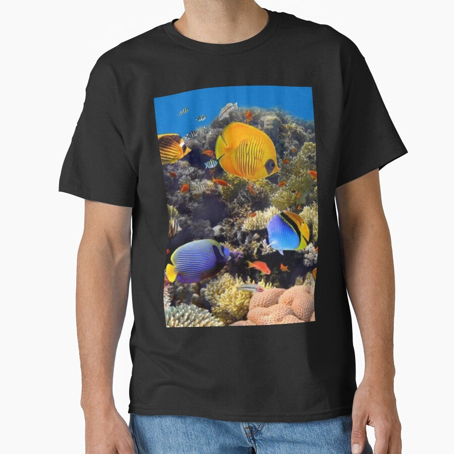 Coral Reef Tropical Fish by Foofighter01 - Adult & Kids T-Shirts, Sweatshirts & Hoodies apparel design preview 1