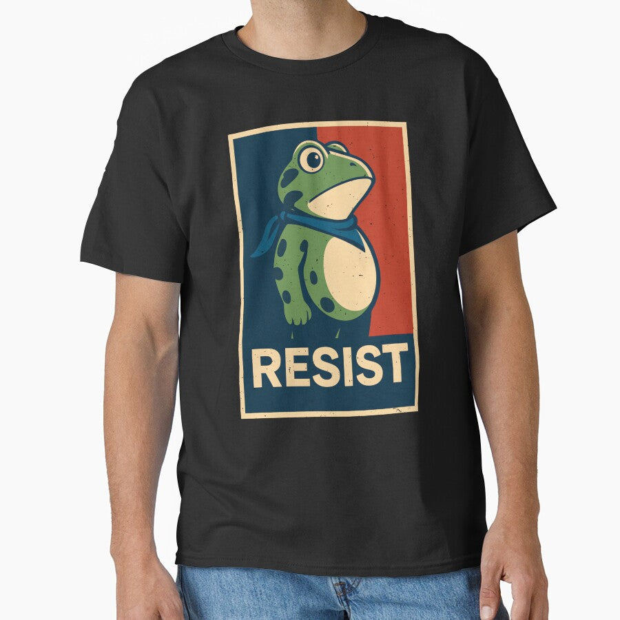 Portland Frog Protest by Rescoploser - Adult & Kids T-Shirts, Sweatshirts & Hoodies apparel design preview 1