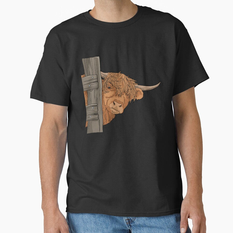 Scottish Highland Cow Spirit Animal Gifts by - Adult & Kids T-Shirts, Sweatshirts & Hoodies apparel design preview 1