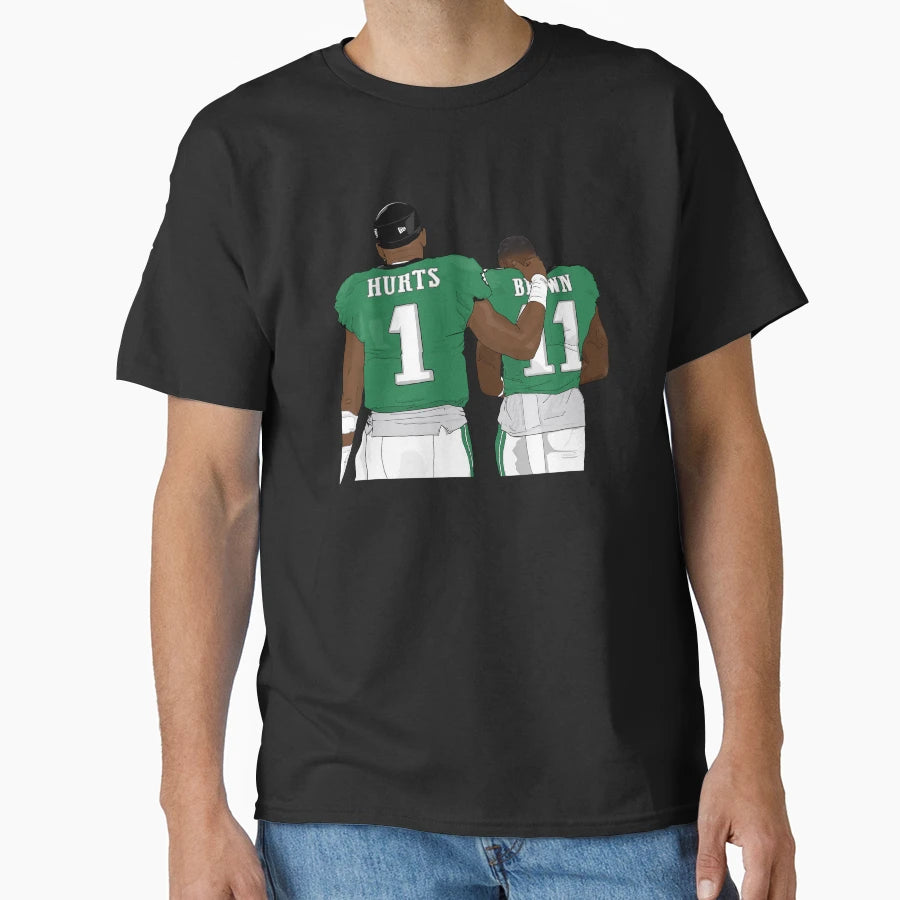 Hurts Aj Brown T-Shirt - Minimalist Print Unisex - T-Shirt, Sweatshirt, Hoodie