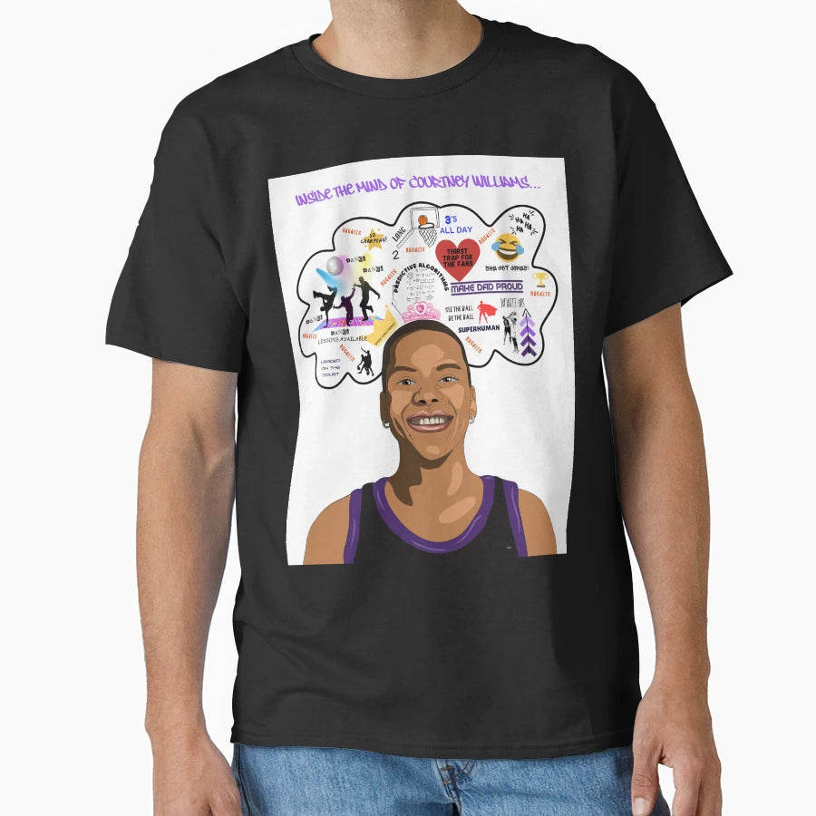 Inside Mind Courtney Williams T-Shirt - Casual Everyday Wear for Adults - T-Shirt, Sweatshirt, Hoodie
