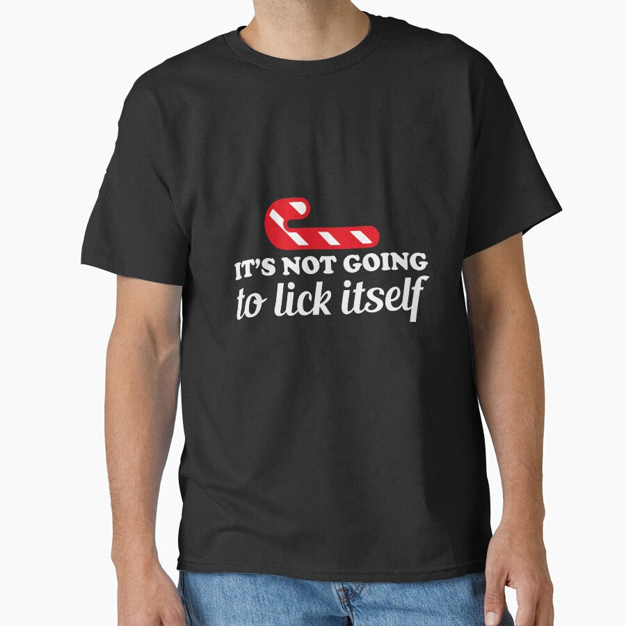 It's Not Going To Lick Itself Funny Christmas by - Adult & Kids T-Shirts, Sweatshirts & Hoodies apparel design preview 1