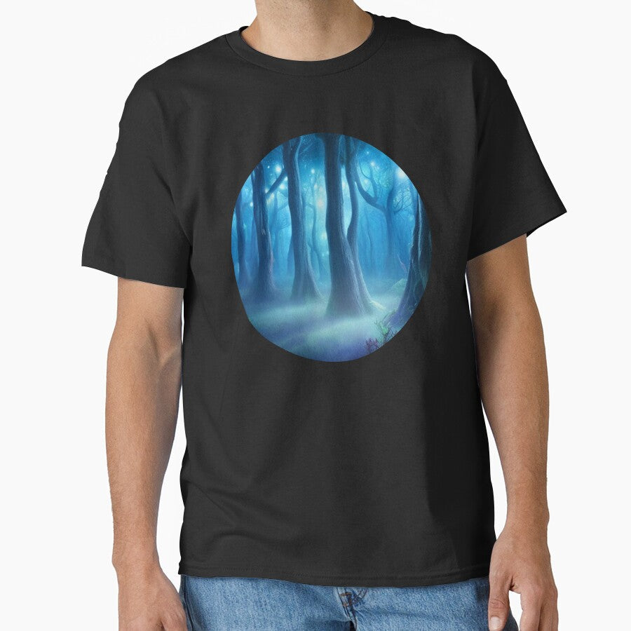 Magic forest in blue by cr6zym1nd - Adult & Kids T-Shirts, Sweatshirts & Hoodies apparel design preview 1