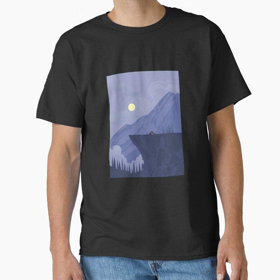 Dark Rocky Mountain by Oliver-Edgar - Adult & Kids T-Shirts, Sweatshirts & Hoodies apparel design preview 1