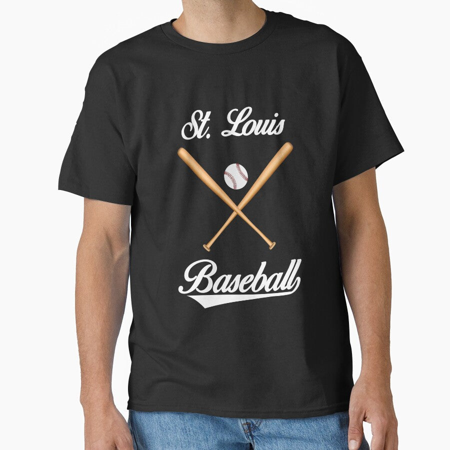 St. Louis Baseball for Men and Women by AllStarMerch - Adult & Kids T-Shirts, Sweatshirts & Hoodies apparel design preview 1