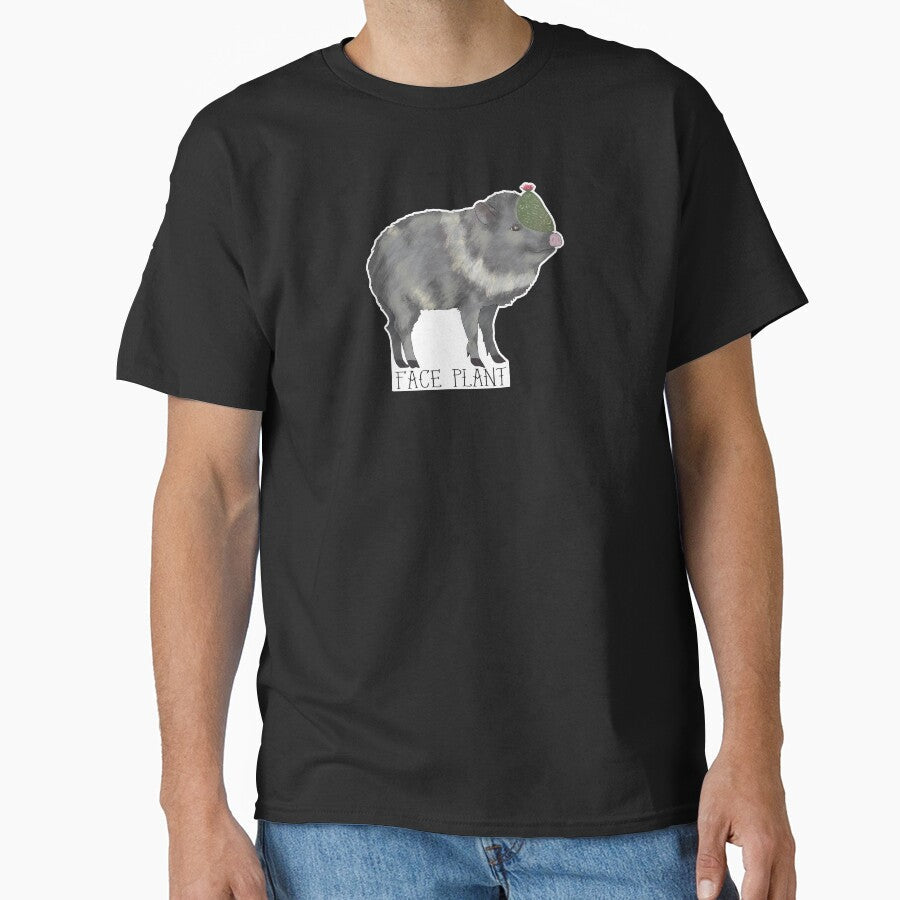 Javelina face plant funny pun by DarbyHunterArt - Adult & Kids T-Shirts, Sweatshirts & Hoodies apparel design preview 1