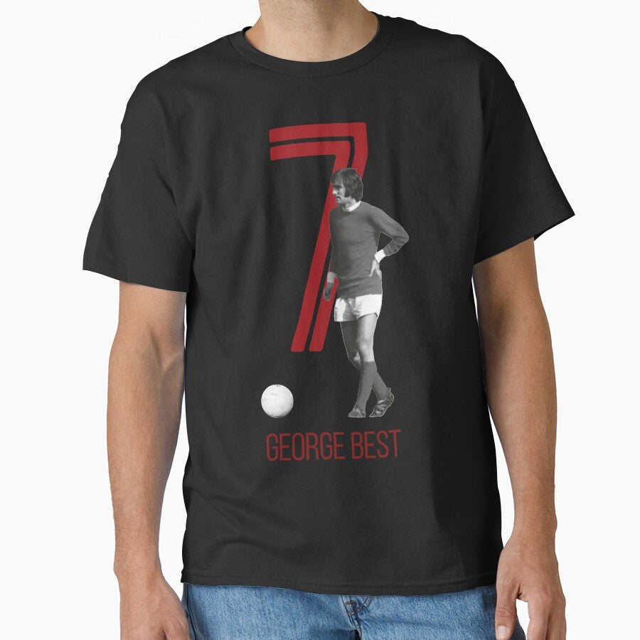 George Best Retro by ocusido - Adult & Kids T-Shirts, Sweatshirts & Hoodies apparel design preview 1