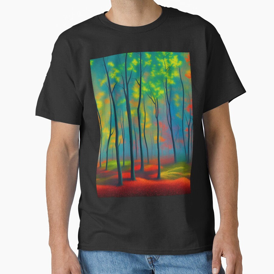 Trees in a colorful forest by brandway - Adult & Kids T-Shirts, Sweatshirts & Hoodies apparel design preview 1