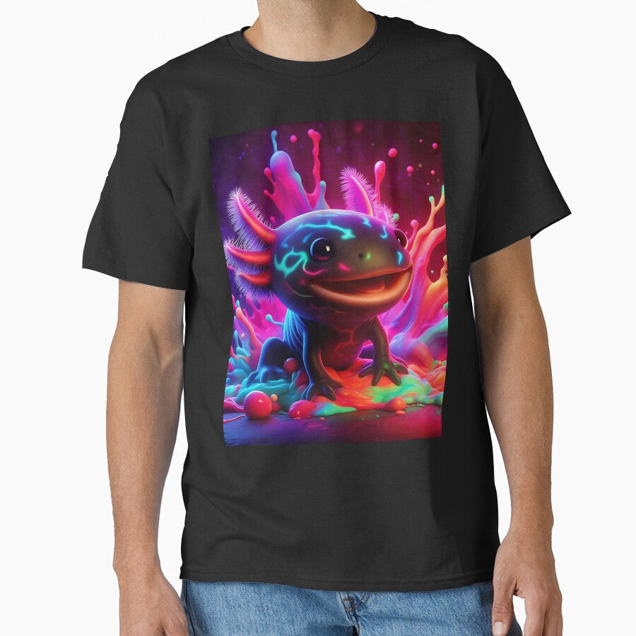 Axolotl Art #174 Lovers by ksgraphics222 - Adult & Kids T-Shirts, Sweatshirts & Hoodies apparel design preview 1