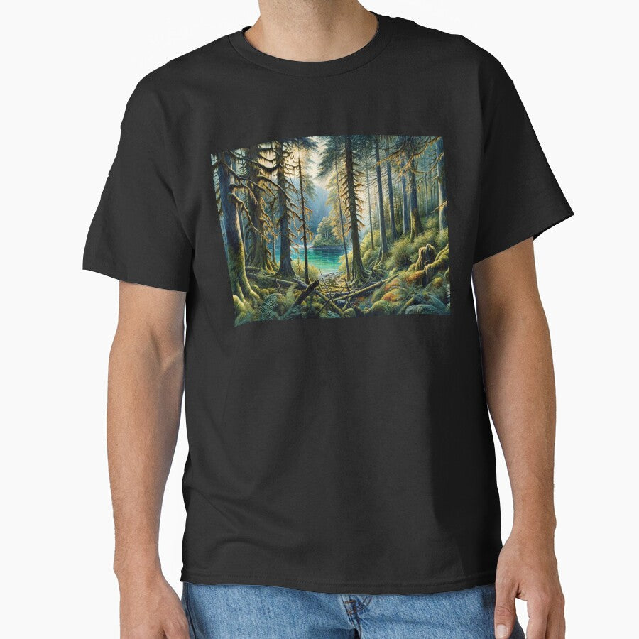 Old Growth Forest by M-Y-A-R-T- - Adult & Kids T-Shirts, Sweatshirts & Hoodies apparel design preview 1
