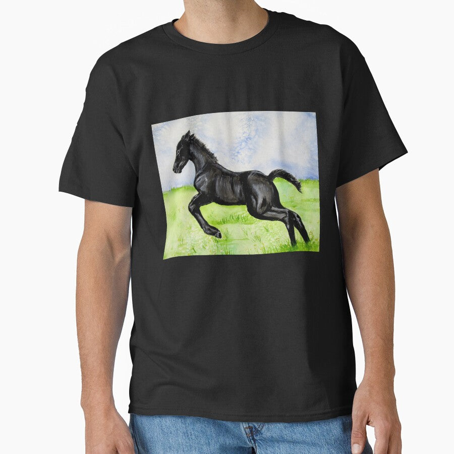 First Folic Horse by PaintedbyCarol - Adult & Kids T-Shirts, Sweatshirts & Hoodies apparel design preview 1
