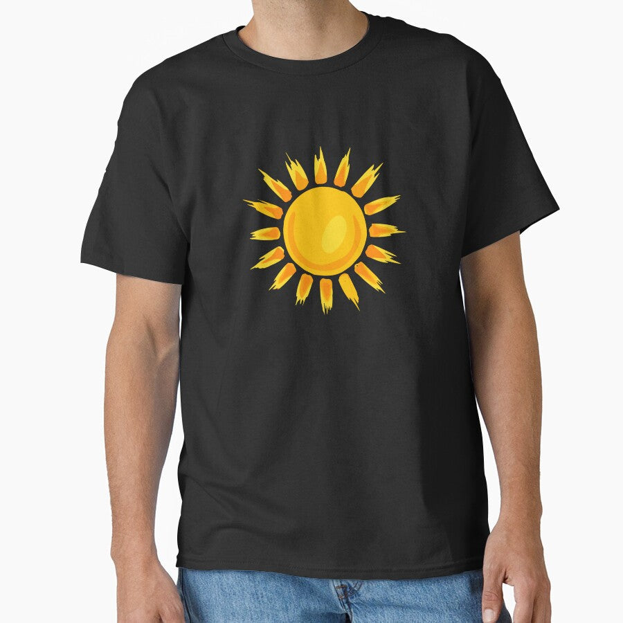 Bright Golden Sun Icon by PopStars1993 - Adult & Kids T-Shirts, Sweatshirts & Hoodies apparel design preview 1