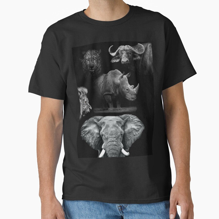 BIG FIVE by johnnyssandart - Adult & Kids T-Shirts, Sweatshirts & Hoodies apparel design preview 1