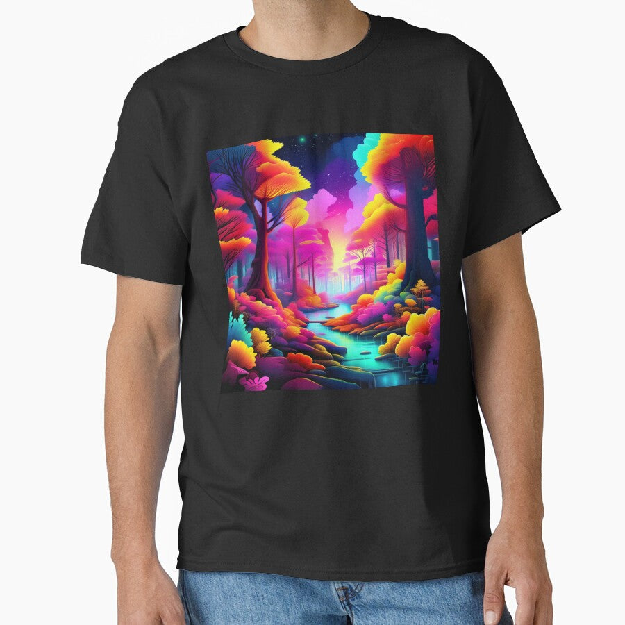 Forest in bright colors by aipaint - Adult & Kids T-Shirts, Sweatshirts & Hoodies apparel design preview 1