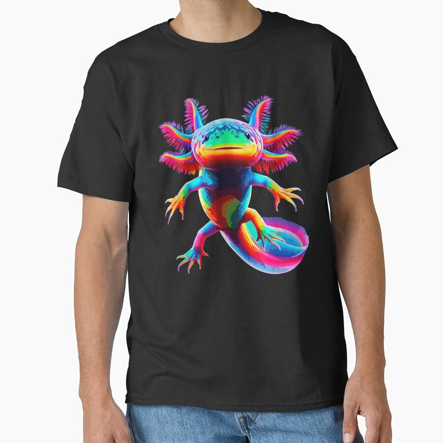 Cute Axolotl by BASKF - Adult & Kids T-Shirts, Sweatshirts & Hoodies apparel design preview 1
