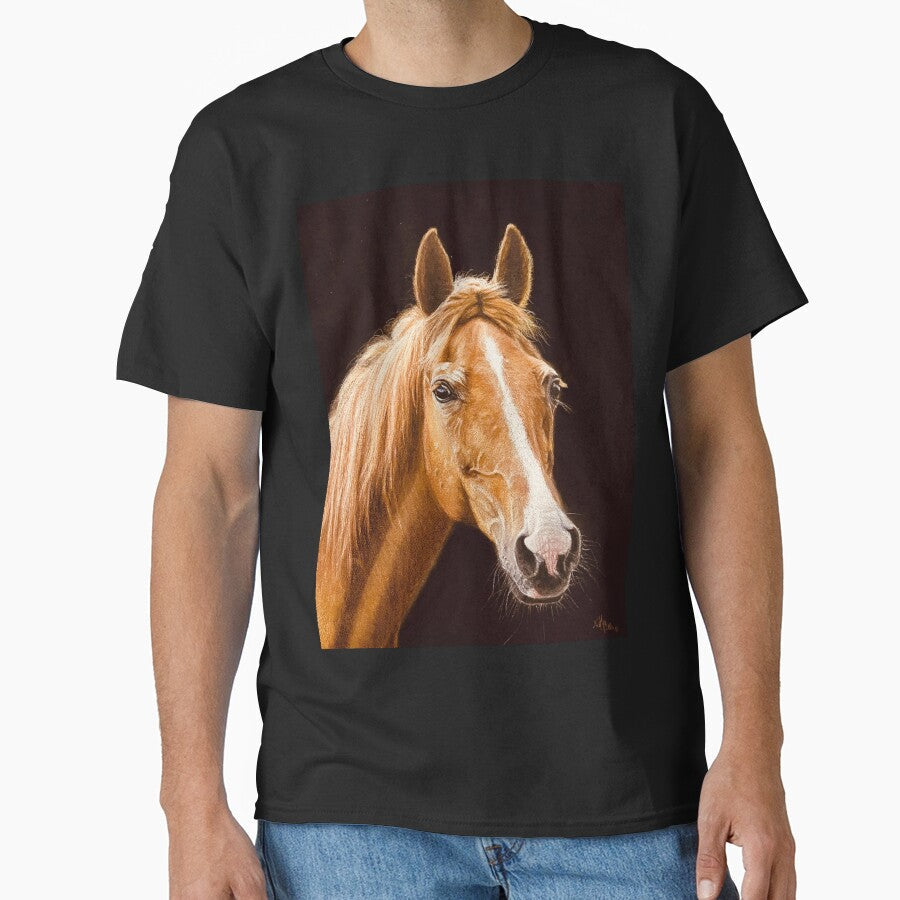 Blond red horse by NathBros - Adult & Kids T-Shirts, Sweatshirts & Hoodies apparel design preview 1