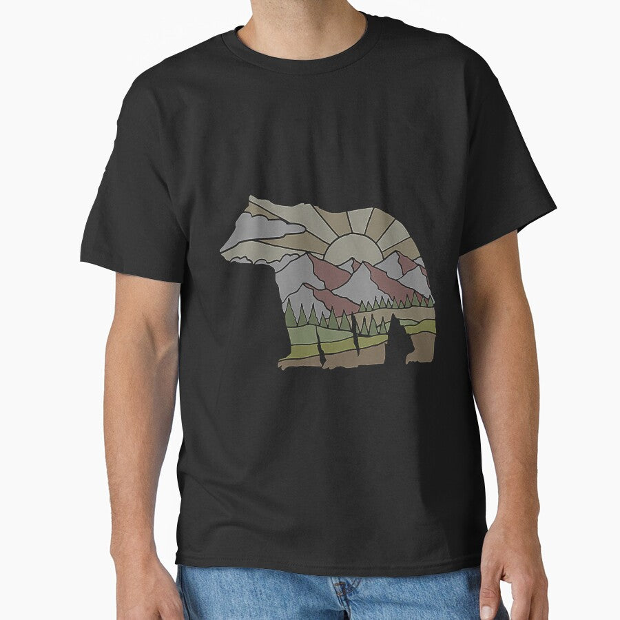 Trendy Bear Mountains Mountain Outdoor by - Adult & Kids T-Shirts, Sweatshirts & Hoodies apparel design preview 1