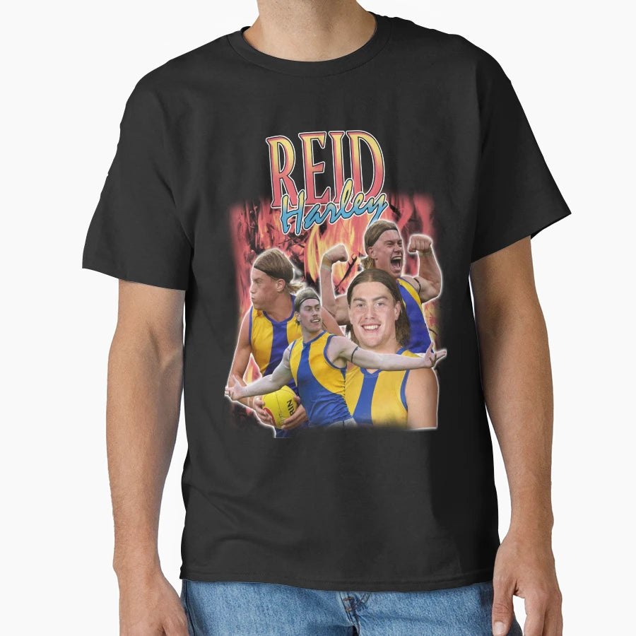 Harley Reid Fire T-Shirt - Minimalist Print Unisex - T-Shirt, Sweatshirt, Hoodie