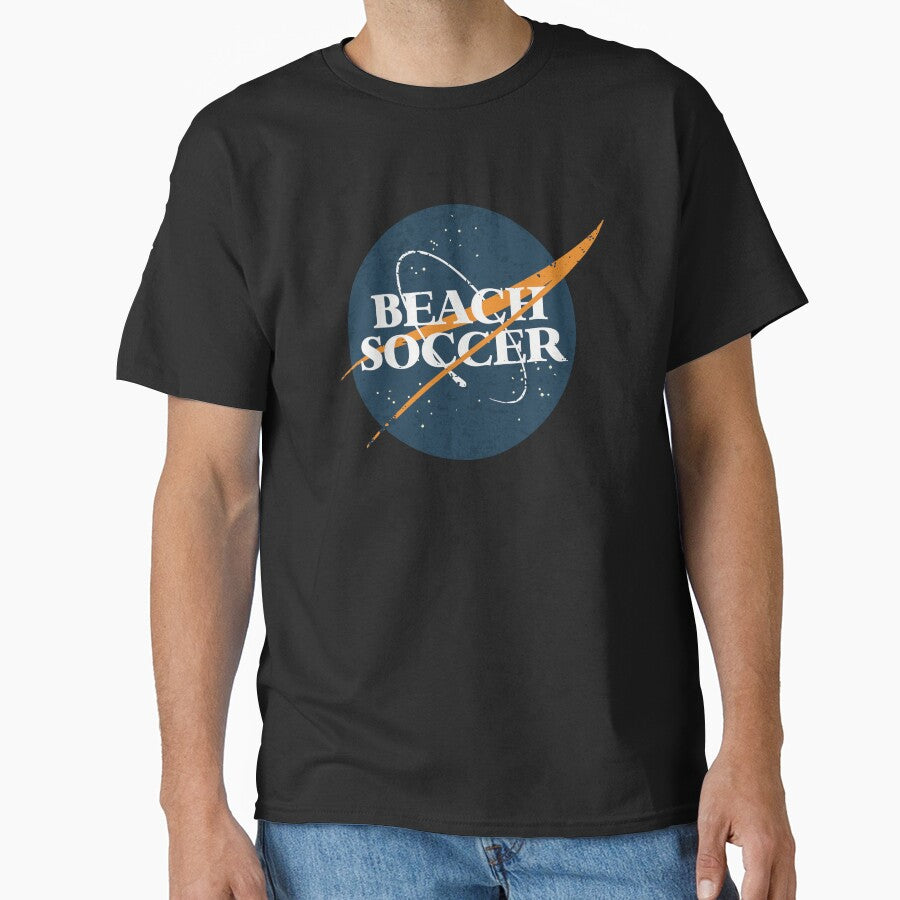 Beach Soccer Space Vintage by orlumbuspirate - Adult & Kids T-Shirts, Sweatshirts & Hoodies apparel design preview 1