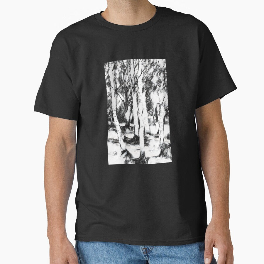 Birch forrest by kattilako - Adult & Kids T-Shirts, Sweatshirts & Hoodies apparel design preview 1