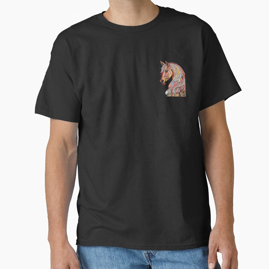 Red Horse Design by MichaelRBubb - Adult & Kids T-Shirts, Sweatshirts & Hoodies apparel design preview 1