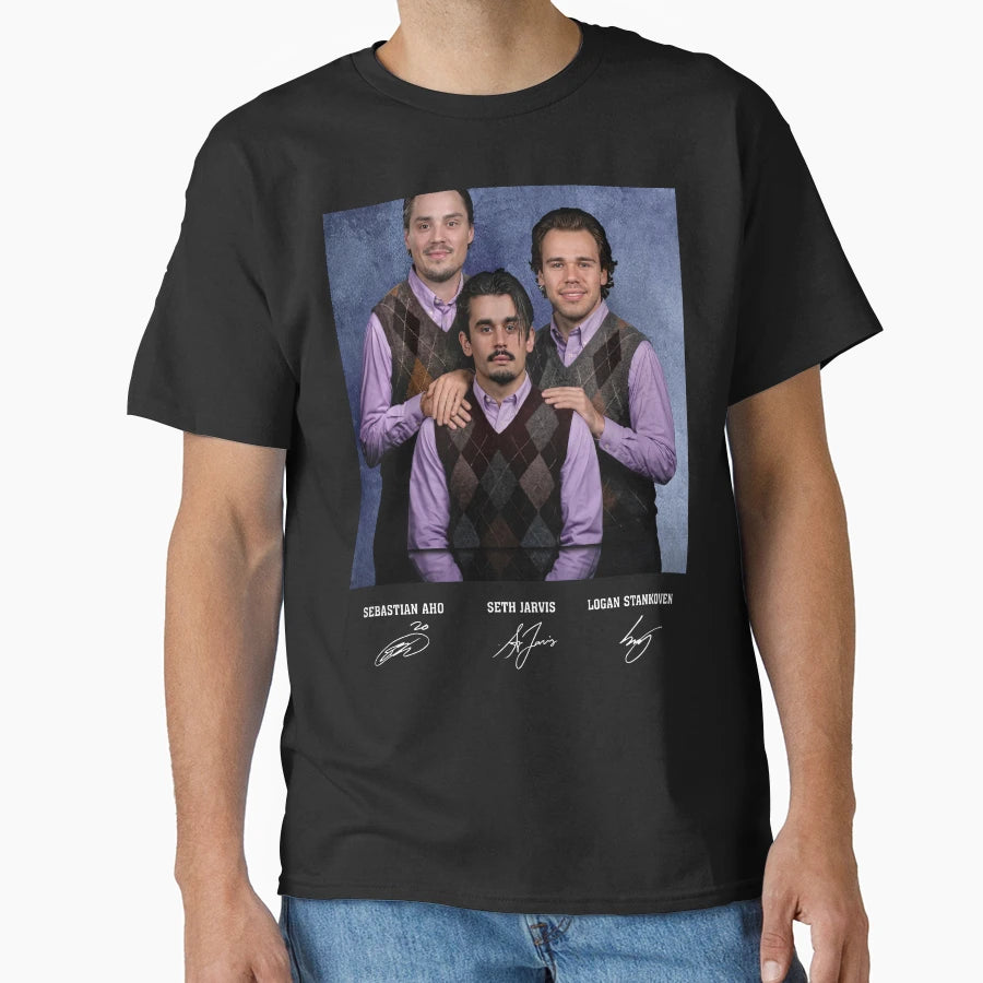 Sebastian Seth Logan Ice Hockey Step T-Shirt - Graphic Print Unisex - T-Shirt, Sweatshirt, Hoodie