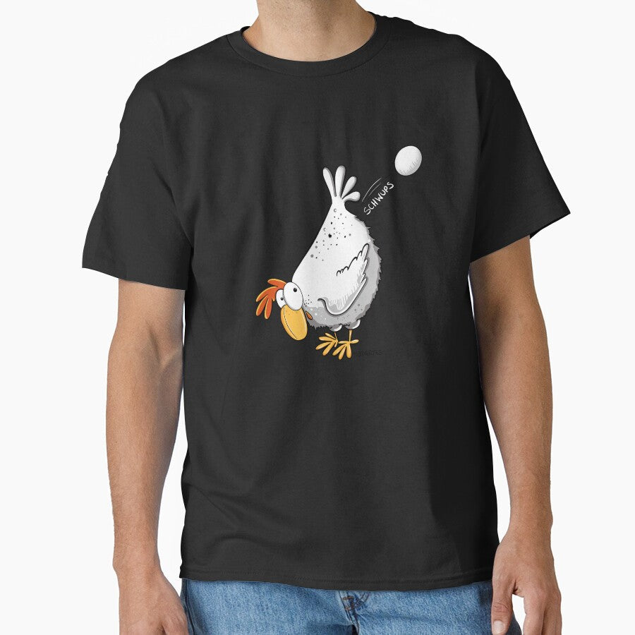 Happy Chicken Lays an Egg by modartis - Adult & Kids T-Shirts, Sweatshirts & Hoodies apparel design preview 1