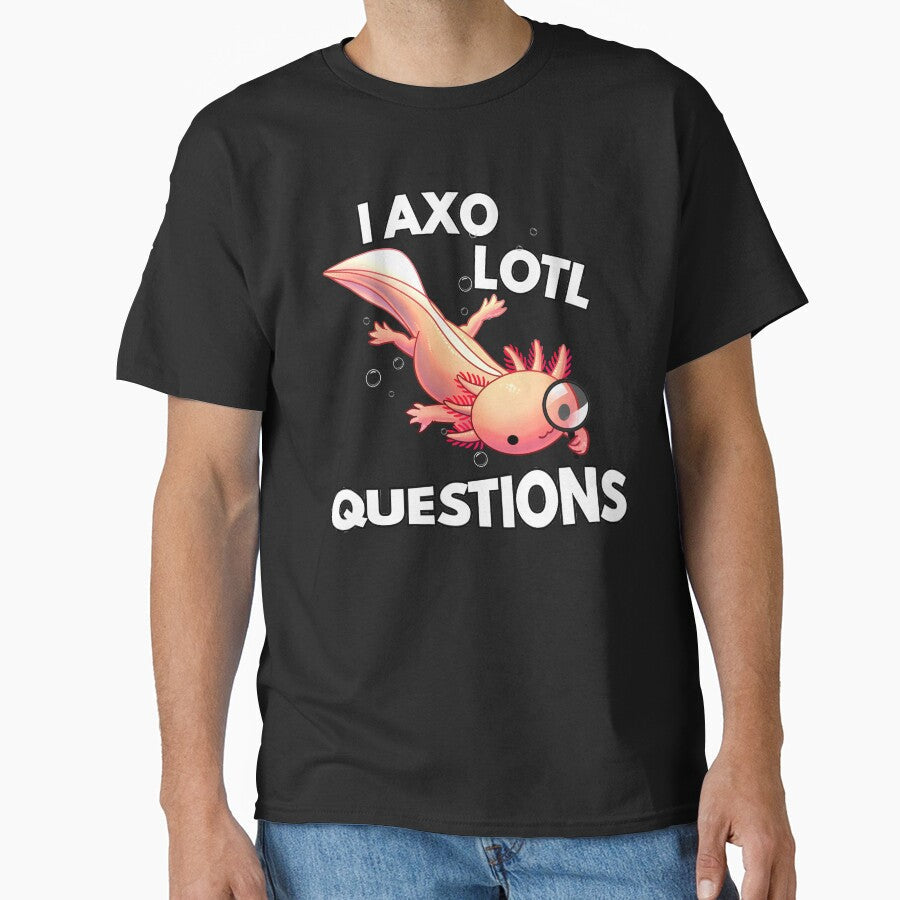 I Axolotl Questions by Ryuvhiel - Adult & Kids T-Shirts, Sweatshirts & Hoodies apparel design preview 1
