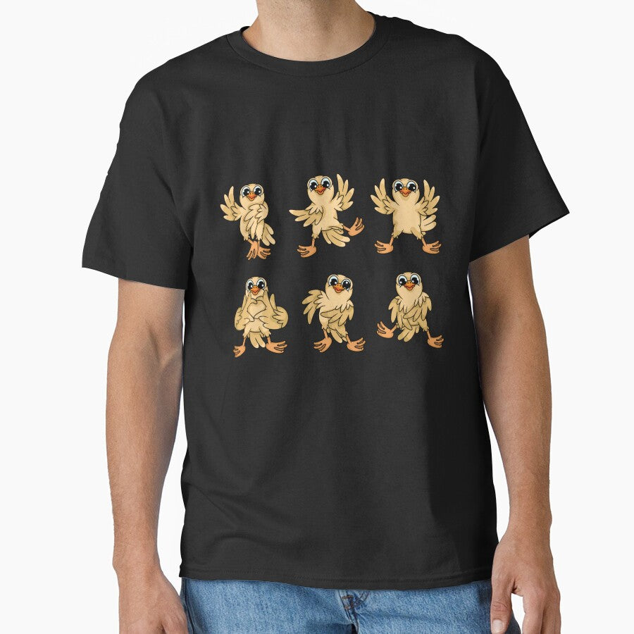 Dancing Chicken Kids Cute Baby by DSWShirts - Adult & Kids T-Shirts, Sweatshirts & Hoodies apparel design preview 1