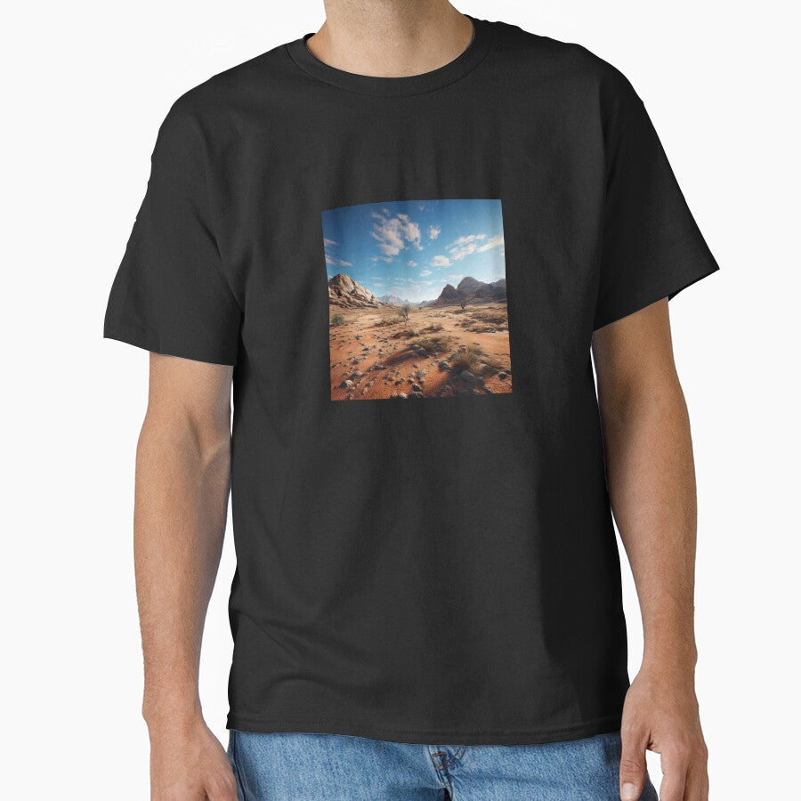 Desert Sand Wonderful Landscape by LudwikeArts - Adult & Kids T-Shirts, Sweatshirts & Hoodies apparel design preview 1