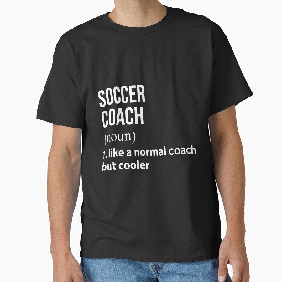 Soccer coach like a normal but cooler by - Adult & Kids T-Shirts, Sweatshirts & Hoodies apparel design preview 1