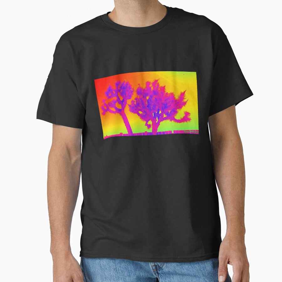 Joshua Trees in the Desert by Pixellina - Adult & Kids T-Shirts, Sweatshirts & Hoodies apparel design preview 1