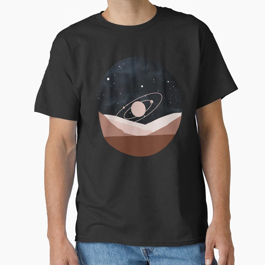 Cosmic Desert Egg Galaxy Photography by MiaDelelai - Adult & Kids T-Shirts, Sweatshirts & Hoodies apparel design preview 1