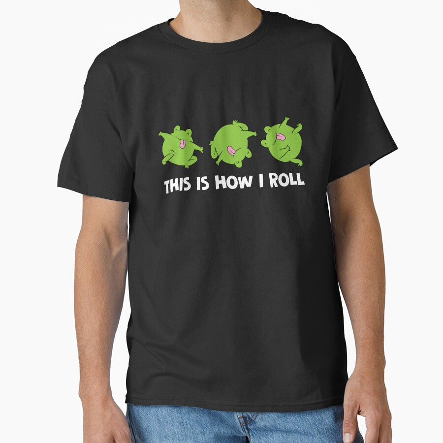 Funny This Is How I Roll Cute Frog Squad Lovers by - Adult & Kids T-Shirts, Sweatshirts & Hoodies apparel design preview 1