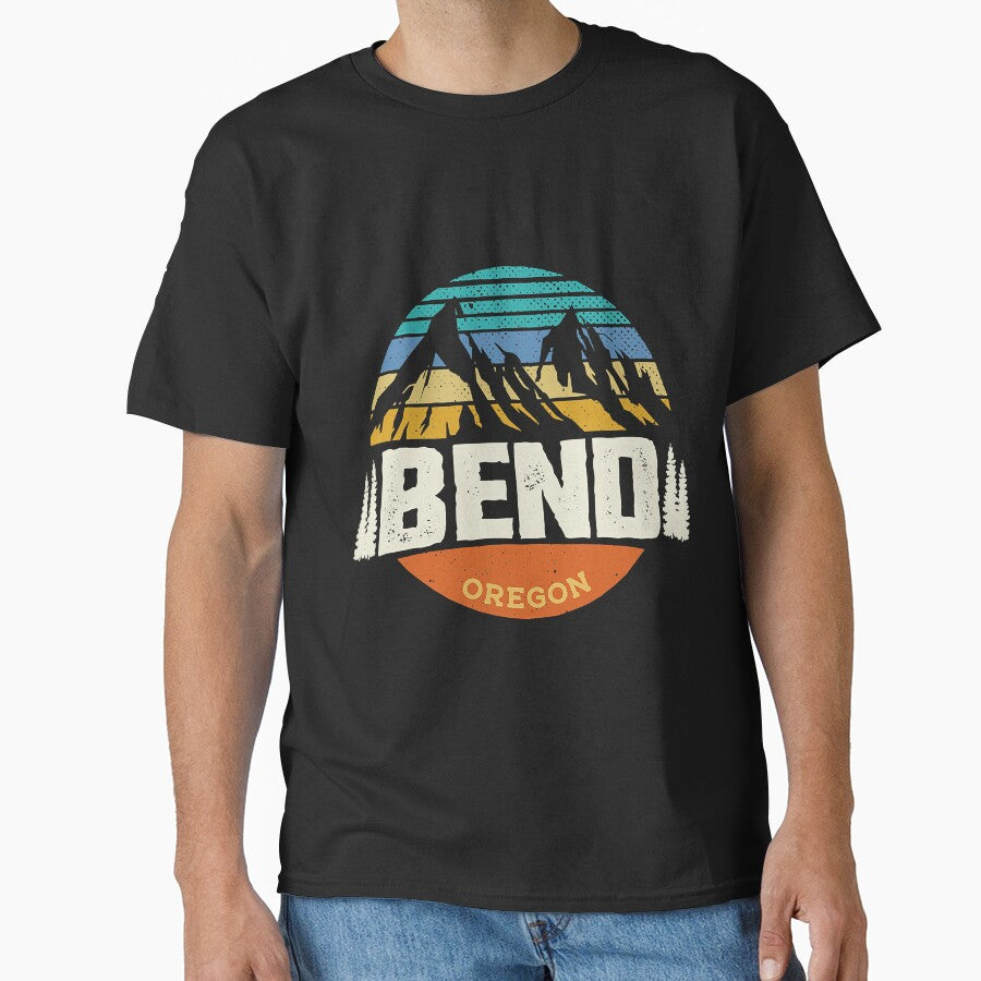 Vintage Bend Oregon Outdoor Mountain by - Adult & Kids T-Shirts, Sweatshirts & Hoodies apparel design preview 1