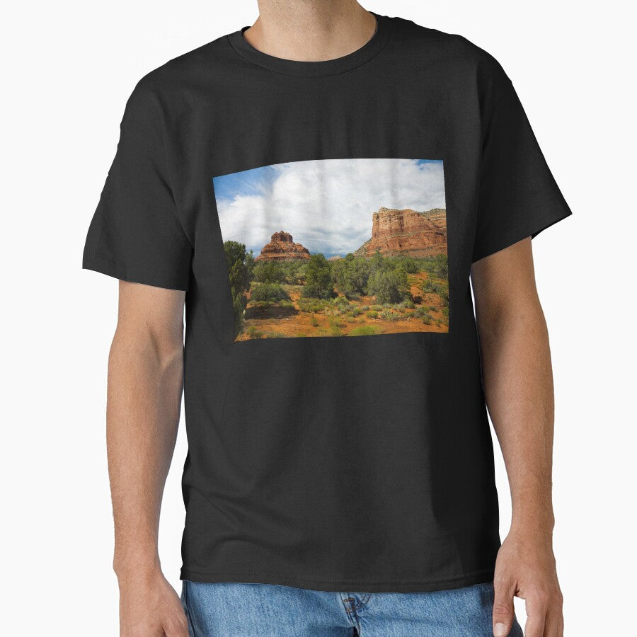 Desert view, Sedona, Arizona by OrcaNature - Adult & Kids T-Shirts, Sweatshirts & Hoodies apparel design preview 1