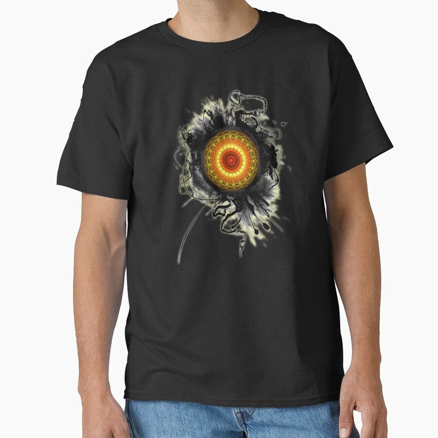 "Mandala Golden Eye" ("Silence is by scatharis - Adult & Kids T-Shirts, Sweatshirts & Hoodies apparel design preview 1