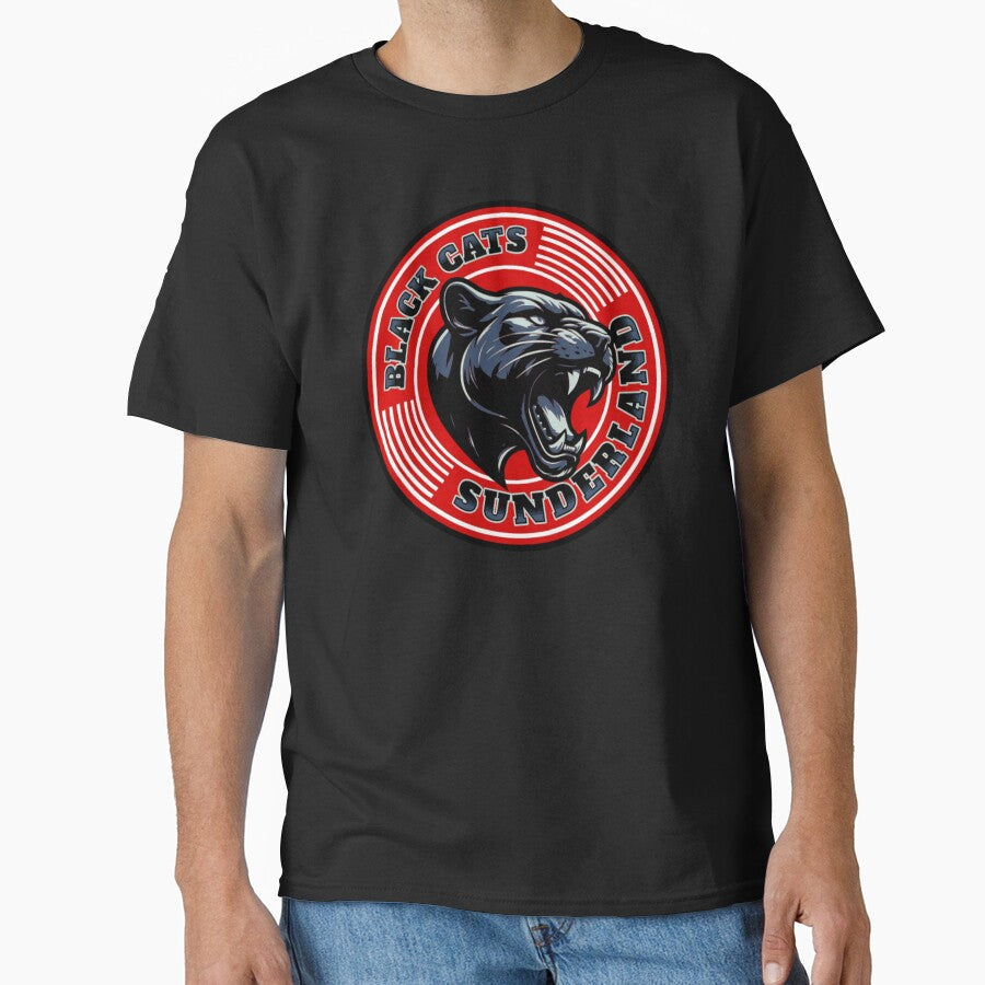 Black Cats Sunderland by VRedBaller - Adult & Kids T-Shirts, Sweatshirts & Hoodies apparel design preview 1