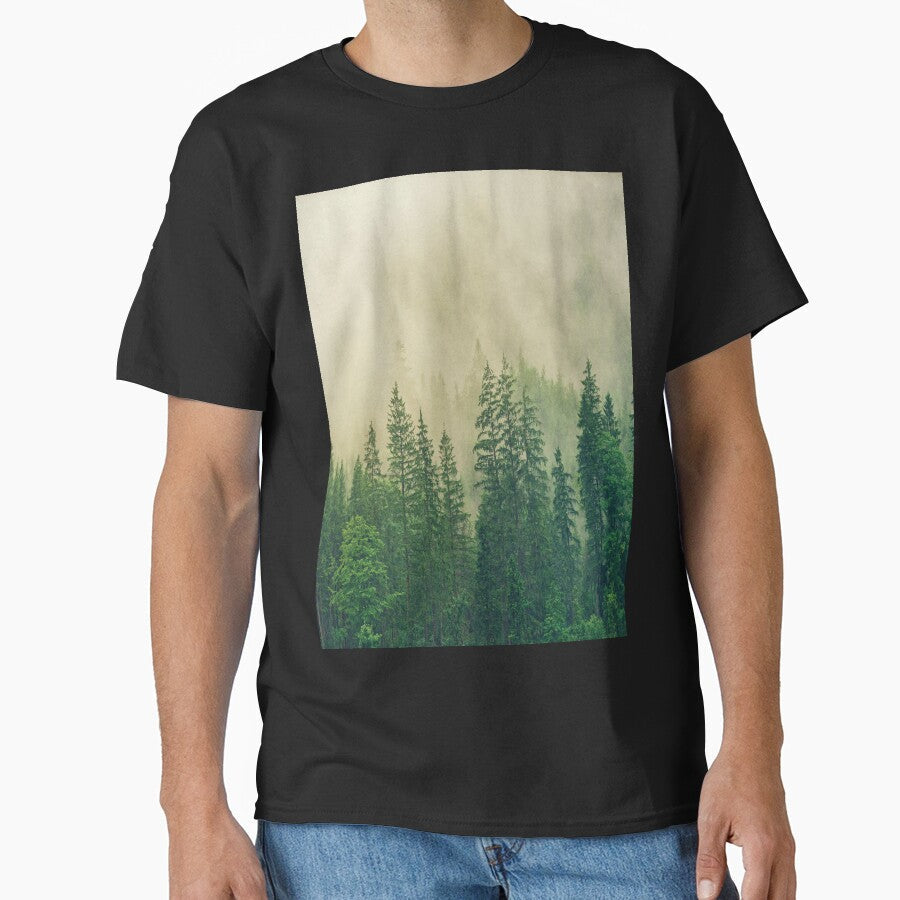 Tropical Forest Elegance: Embrace Nature's Allure in - Adult & Kids T-Shirts, Sweatshirts & Hoodies apparel design preview 1