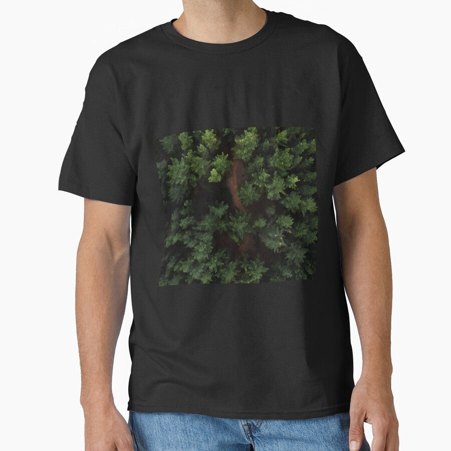 Green Forest Trees by WowNatureWorld - Adult & Kids T-Shirts, Sweatshirts & Hoodies apparel design preview 1