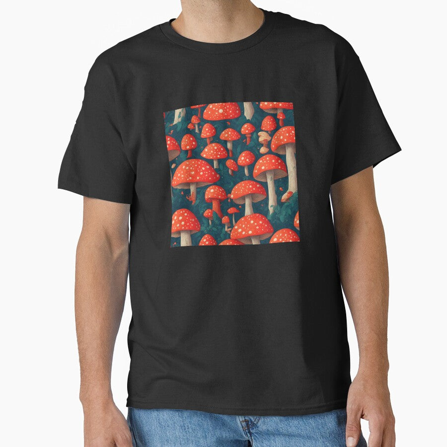 Mushroom forest by CoolPixels - Adult & Kids T-Shirts, Sweatshirts & Hoodies apparel design preview 1
