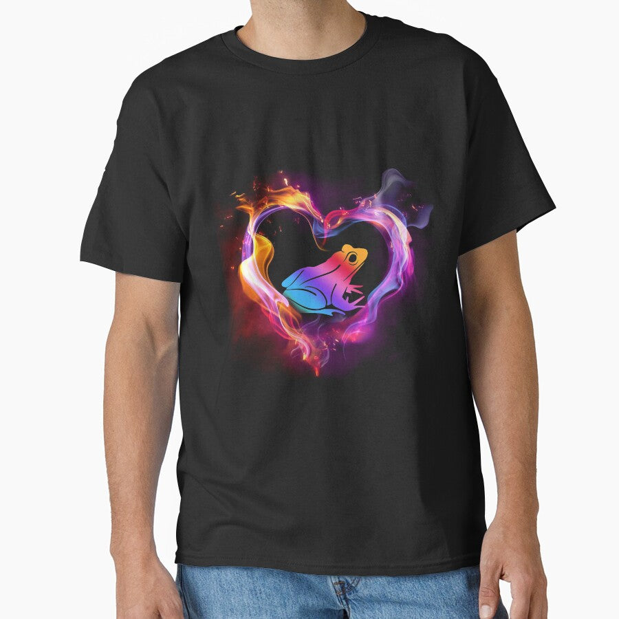 Love heart wallpaper frog by CatheriLove - Adult & Kids T-Shirts, Sweatshirts & Hoodies apparel design preview 1