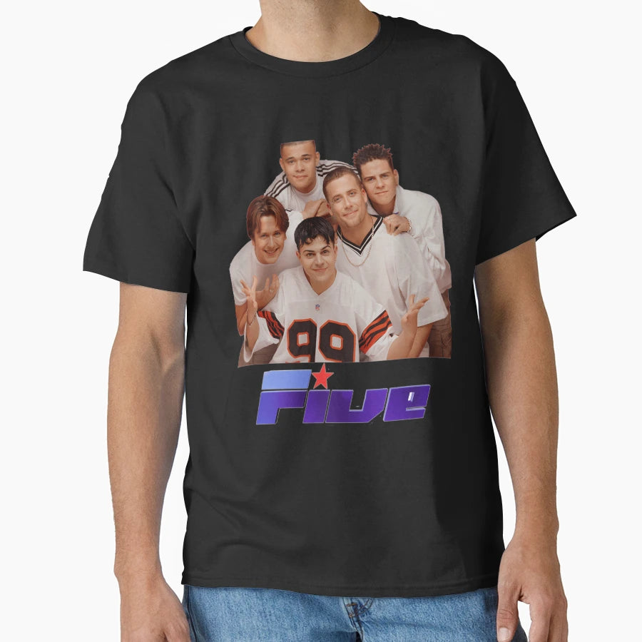 Five Band T-Shirt - Novelty Apparel for Adults - T-Shirt, Sweatshirt, Hoodie